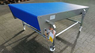 Transportband mit Messerkante